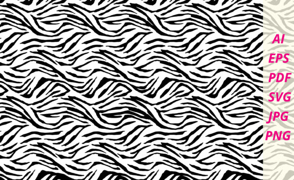 Abstract Wave Object Seamless Pattern