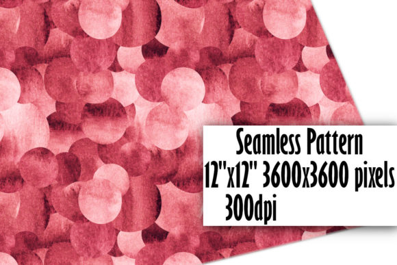 Burgundy Pink Bubbles Seamless Pattern: A Versatile Design Asset for Creative Workflows