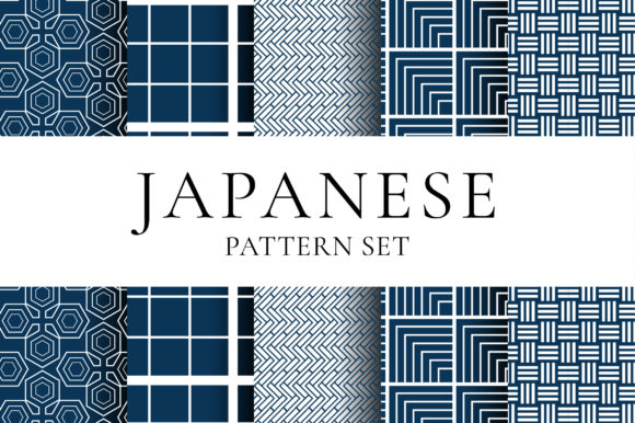 Japanese Pattern Seamless Pattern Set