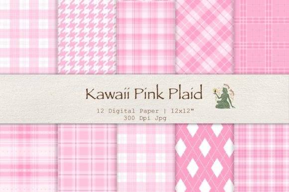 Kawaii Pink Plaid Pattern Digital Paper: A Practical Guide for Crafters and Designers