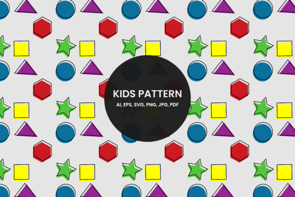 KIDS PATTERN Design: Versatile, High-Quality Digital Art for Creative Projects