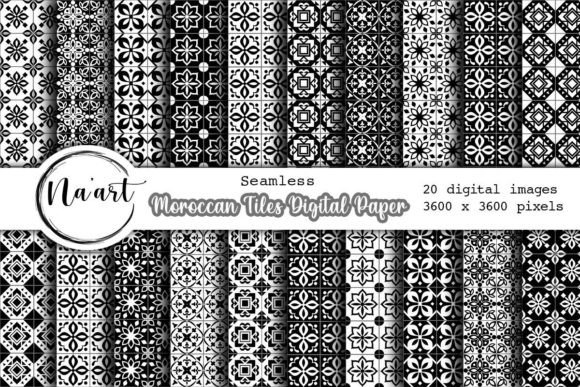 Moroccan Tiles Digital Paper